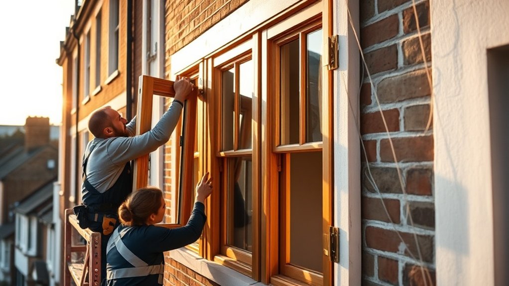 Wooden Window Installation Finsbury Park