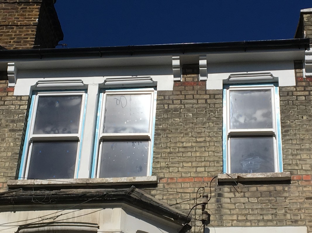 New uPVC sash windows fitted on Victorian terrace in Finsbury Park